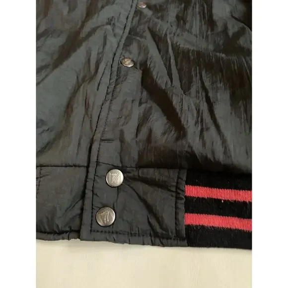 Vtg UNLV Runnin Rebels Jacket Logo 8 Men XL 90s Red Black Nylon Sideline Coat